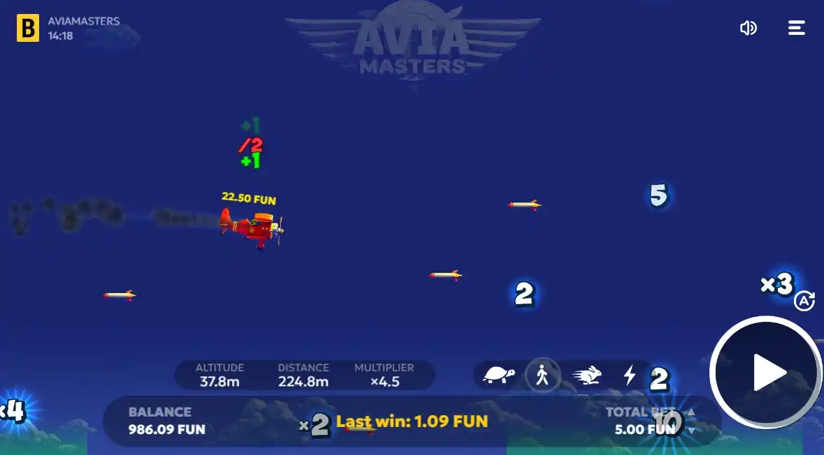 Avia Masters Bonus Features and Special Mechanics